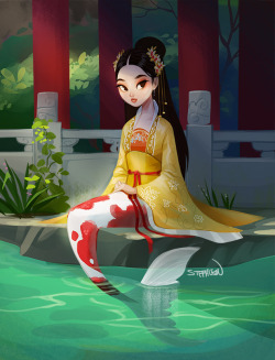 stephlewart: Koi Princess Mermaid