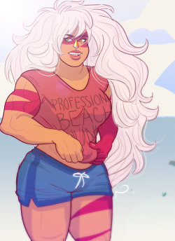 niannaise:  #self indulgent Jasper drawing. ((note we dont know what the stripes on her legs look like but ya know artistic liberties etc))   &lt;3 &lt;3 &lt;3 &lt;3