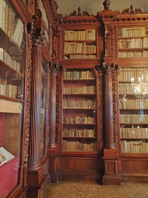 speciesbarocus:The Pisani’s family library at Museo Correr, Venice.