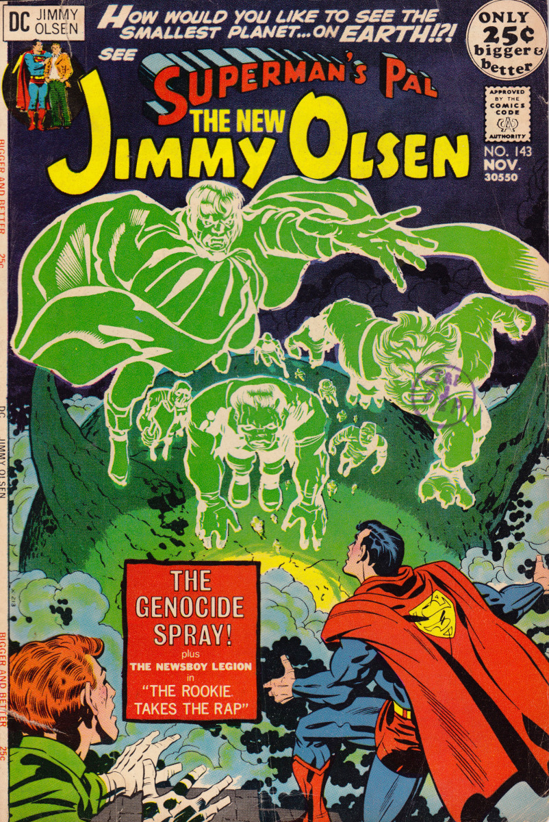 Superman’s Pal Jimmy Olsen No. 143 (DC Comics, 1971). Cover art by Jack Kirby.