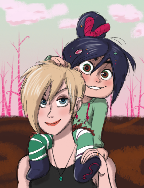 ask-icancraft-it:It’s International Women’s Day! My two favorite gals!&lt;3