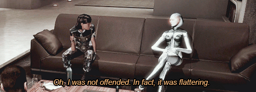 #I still don’t get why you would Joker/EDI if you can Sam/EDI.