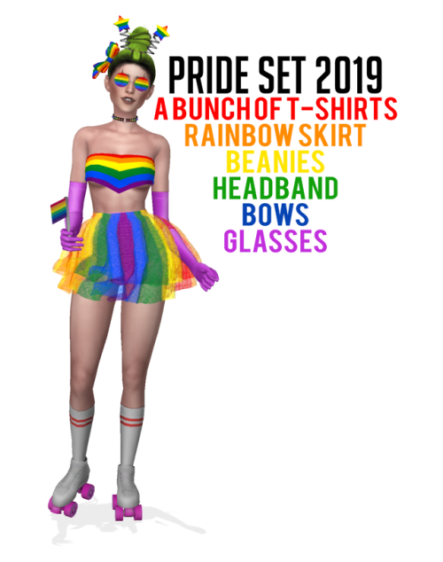 tinywardens:PRIDE SET 2019I actually made this back in 2017 and didn’t get around to posting it unti