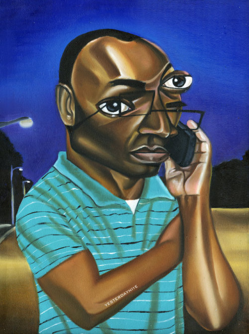 galakticbabe:nasfera2:Alim Smith’s amazing “Black Meme History Month” paintings.THIS.IS ART.THISISFU