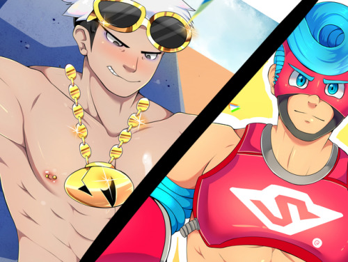 fermrviper: Spring Man from Arms and Guzma from Pokemon Spring man has in total 23 pics and Guzma 13 Hi there :D this are the last rewards for Juno i will send some past rewards for July so don´t doubt to be my Patreon :D  Also i upgrade my Gumroad this