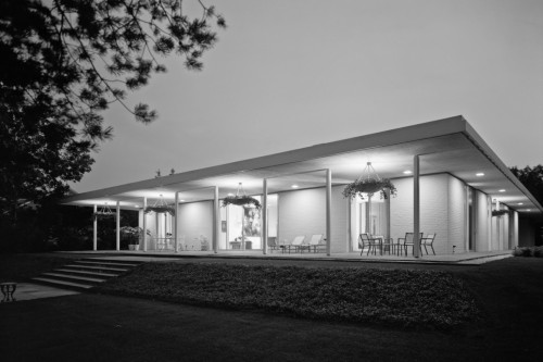 Long Island Modernism 1963 Murray Gordon House | Architect: Edward Durell Stone | Hewlitt Bay Park, 