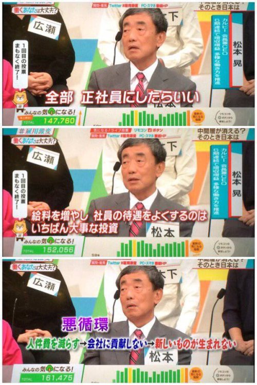 gkojax:  平成を忘れないbotさんのツイート: カルビーの会長の名言  https://t.co/sNHsttjwXm