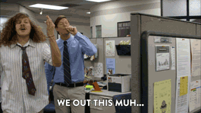 simplemindedstoner:  Clocking out at work haha