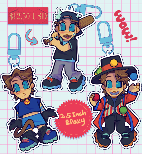 JERMCLUSTERS: COSTUME SET CHARMS NOW OPEN FOR PREORDER! ON MY KOFI HERE!
