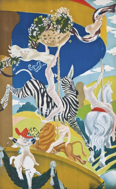 Merry-go-round, by Anna Katrina Zinkeisen, 1935