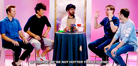 tryguysgifs:The Try Guys Test Who Is The Most Attractive