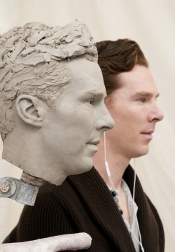 cumberbuddy:  More pictures of Benedict’s impressive M.T waxwork! http://www.radiotimes.com/news/2014-08-28/benedict-cumberbatch-wax-figure-in-final-stages—-see-the-pictures