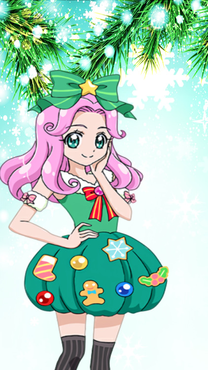 sailormnemosyne:Precure holiday wallpaper set!!free to use! like &amp; reblog!!