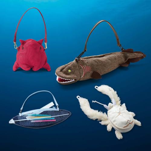 bibidebabideboo:  “YOU＋MORE!　ギョッ！とびっくり　深海魚ポーチ〈極み〉の会|フェリシモ http://www.felissimo.co.jp/youmore/gcd696679/?xid=p_nr_ot_160526_RELEASE …ラブカの再現度高いレプトケファルス、透明標本方面に行きそうな雰囲気”(ゆきまさかずよし(@Kyukimasa)さん