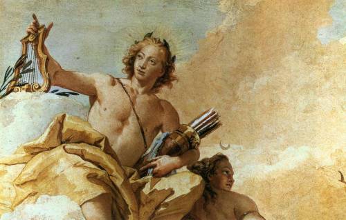 giovanni-battista-tiepolo:Apollo and Diana, 1757, Giovanni Battista TiepoloMedium: fresco