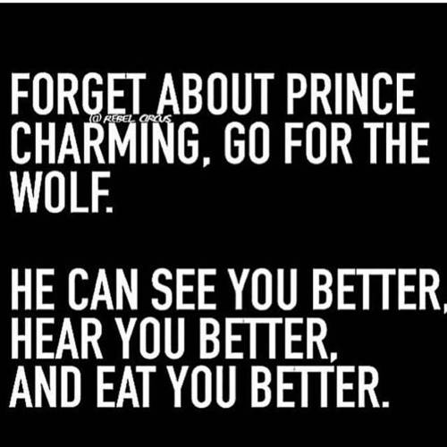 Happiness isn’t all fairy tales! 😏 🐺 👀 👂 👅 👄 😋 #wolf #wolves #fairytale #fairytales
