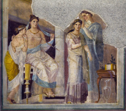 classical-beauty-of-the-past:  Frescoes from   Pompeii  by William Storage  