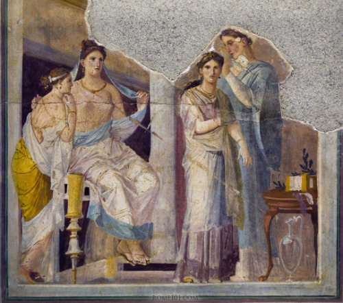 classical-beauty-of-the-past:Frescoes from Pompeii  by William Storage