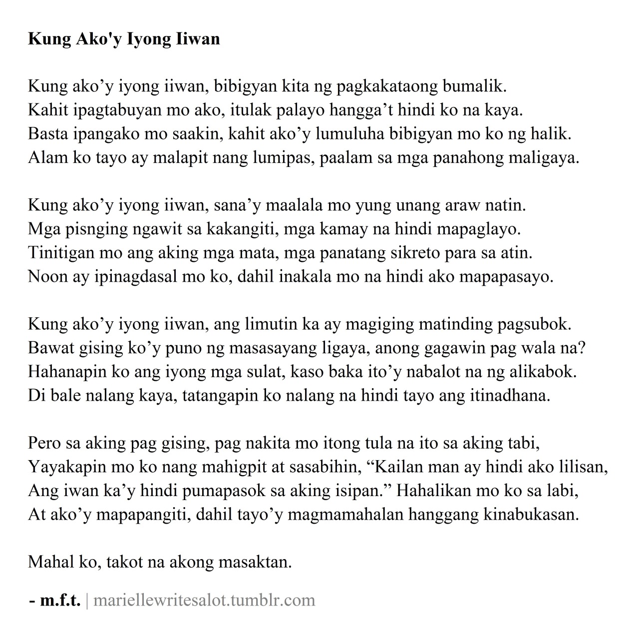 Paalam Mahal quotes  Tagalog words, Words, Save