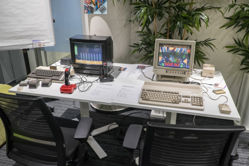 Vintage computers at workWe prepared a small room with old computers as a part of a bigger event at 