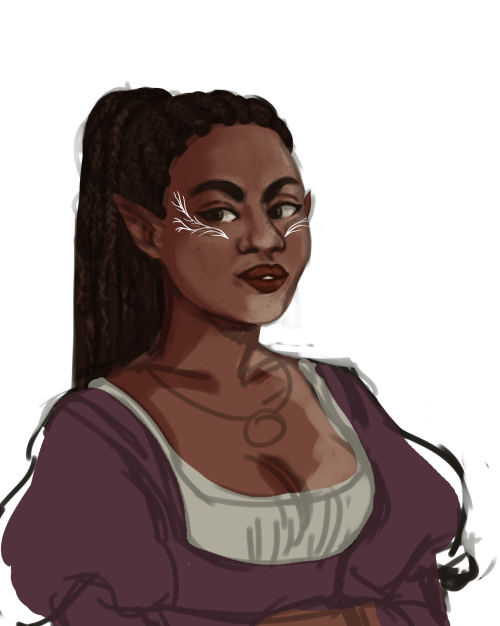 paeoniacea:A rather quick painting study of Elonwy