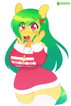 @theycallhimcake did a rad sweater collab thing and this was a thing I drew for it! Go check out The OC Sweater Collab if you haven’t yet!