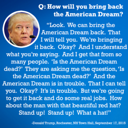 mysharona1987:  Donald Trump is every student ever who didn’t read the book and is trying to wing it when the teacher asks what they think it was about. 