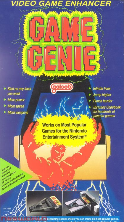 Officially Cheating with the Game Genie,Perhaps one of the most important accessories to have with t