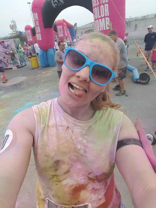 Some color me rad fun. My first 5k!