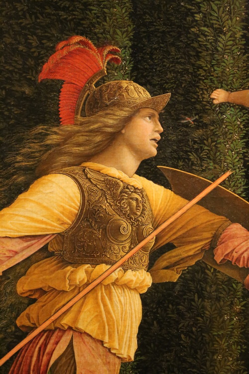 koredzas:Andrea Mantegna - Minerva Hunts Vices From the Garden of Virtues. Detail. 1497 - 1502