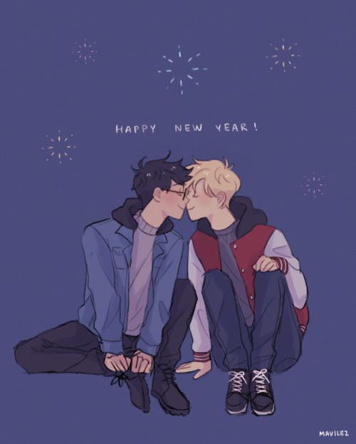 a small robbie and kelly for good luck this new year!