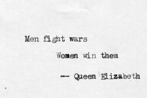Queen Elizabeth the first was epic