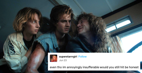 justspicysixthings:  stranger things + incorrect quotes // steddie