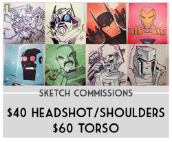dcjosh:  Re-posting for the day crowd!Hey everyone!TFcon is fast approaching and I’m opening up pre-orders for some convention sketch commissions!If you’re interested and gonna be at the  show, just drop me a line at dcjoshprints@gmail.com and we’ll