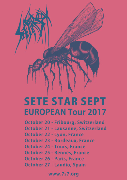 setestarsept: [Poster] SETE STAR SEPT European Tour 2017October 20 - Fribourg, SwitzerlandOctober 21