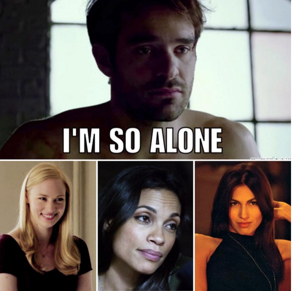 jaxblade:  bluefishcomics:  If only we could all be as lonely as Matt Murdock. 