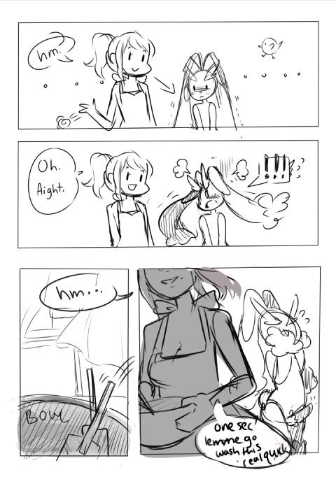 nurse-aurororora:  this was from months ago, rough draft a comic i’m not sure i’ll ever finishhhhh mostly because i accidentally linked it to friends outside here then again i still don’t actually hate it so eh, who knows.  made mostly because