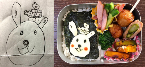 nae-design: First was a Japanese mum who bakes her kid’s doodles. Now a Japanese dad Taka