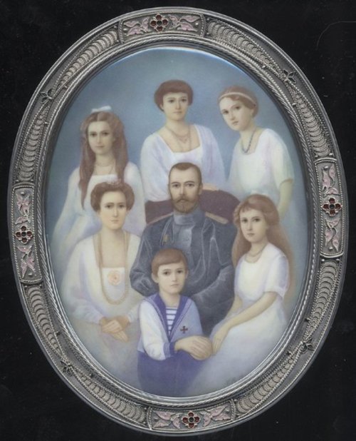 The last Imperial family miniature portrait