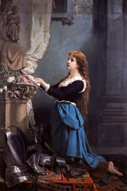 Laure De Châtillon, ‘Jeanne D’Arc Voue Ses Armes À La Vierge’