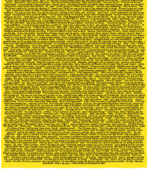 theepicvoid111:crapinthehat:Holy crapIs that seriously the bee movie script XD