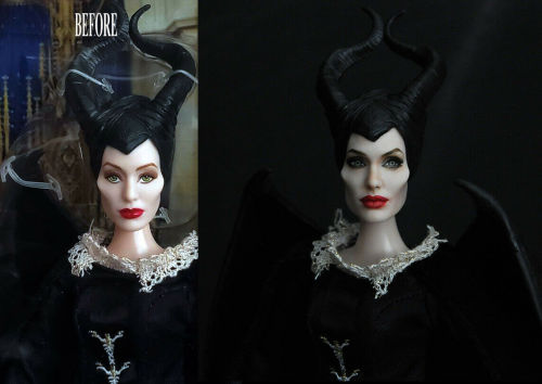 #Maleficent: Mistress of Evil on https://www.ebay.com/usr/ncruz_doll_art up for auction this #ooak #