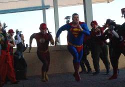 The last great race in the east coast #dccomics #batman #superman #flash #reverseflash #wintercon