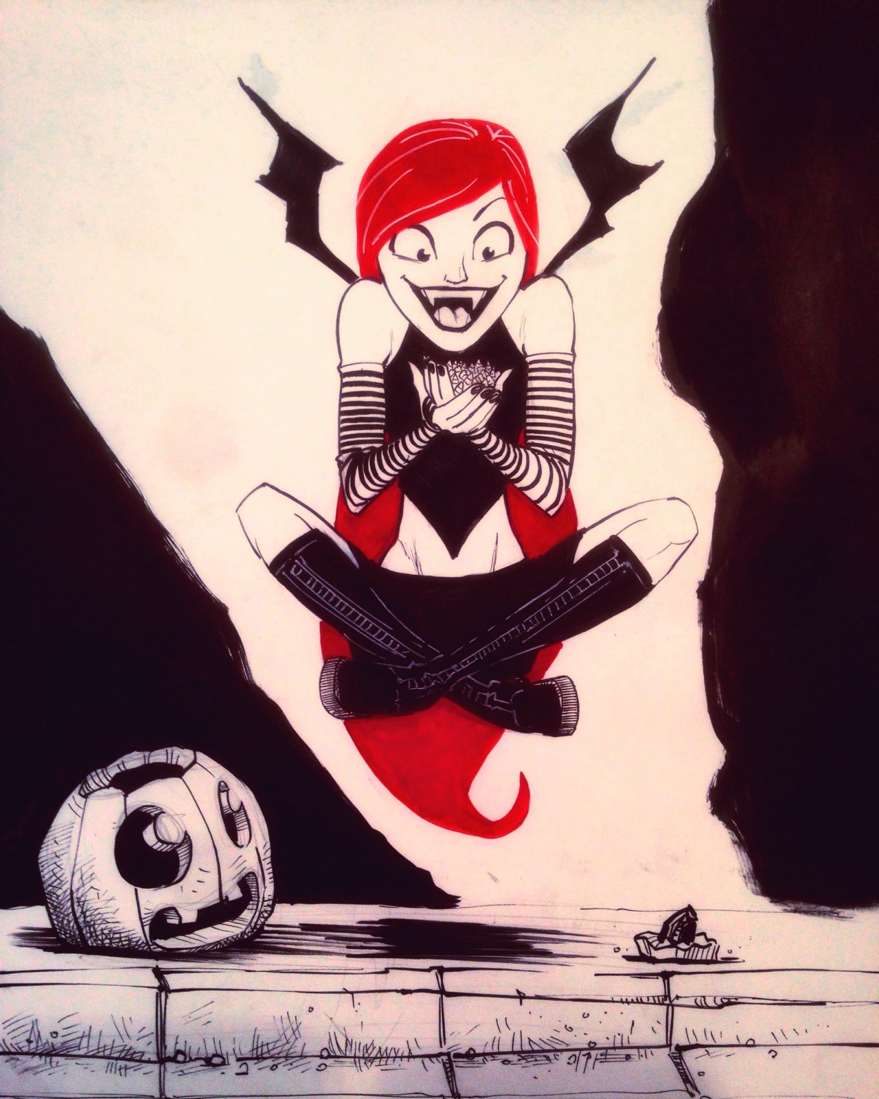 a1courier:  CANDY CORN!! And with that, inktober is no more… And with drawlloween….