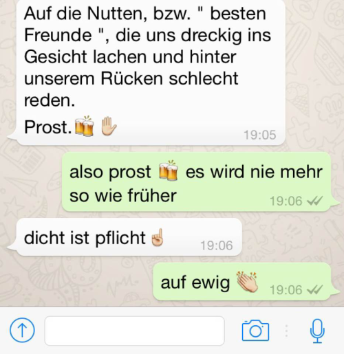 whatsapp-screenshots:  whatsapp-screenshots.tumblr.com 