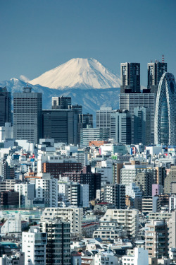 dontrblgme404:  Fuji view from Tokyo (via