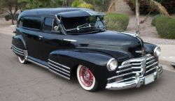 doyoulikevintage: 1948 chevy sedan delivery with fleetline trim