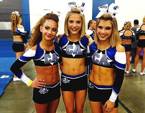 bullets-country: cheerislegit: with-a-smile-and-a-bow: golden-babs: California Allstars uniform appr