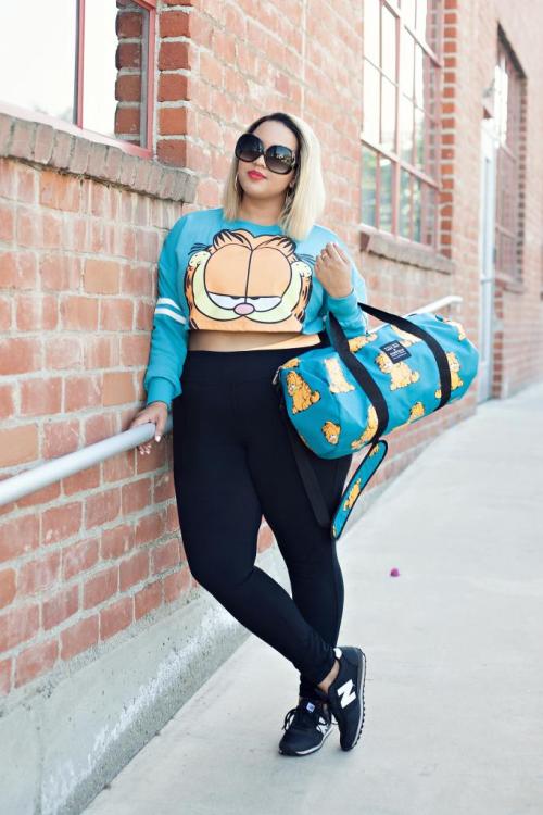 princesseparano:Lazy Oaf x Garfield worn by GabiFresh