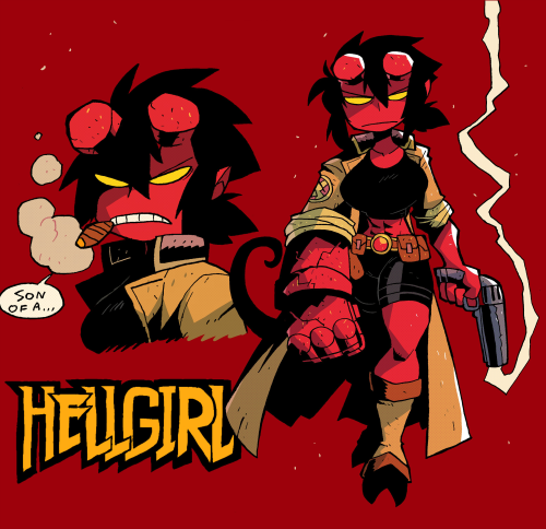 Rariatoo:my Art Style “Hellgirl” And “Abby”